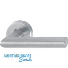 HOPPE Dr�ckerhalbgarnitur AMSTERDAM rund, Vierkant 10/62 mm, Edelstahl matt