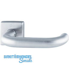 HOPPE Dr�ckerhalbgarnitur PARIS eckig, Vierkant 10/62mm, Edelstahl matt