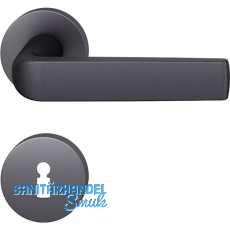 FSB Drückergarnitur 12 1267 ASL auf Rosette BB, Aluminium schwarz matt FSB Drückergarnitur 12 1267 ASL auf Rosette BB, Aluminium schwarz matt