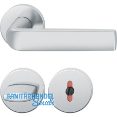 FSB Dr�ckergarnitur 12 1267 ASL auf Rosette WC DIN, Edelstahl matt