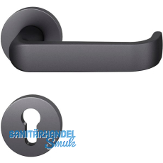 FSB Feuerschutz Dr�ckergarnitur 79 1268 AGL DIN EN179 PZ, Aluminium schwarz matt