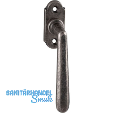 MARCHESI Fenstergriff OTTONE sichtbar geschraubt, Messing silberfarbig antik