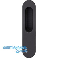 FSB Schiebet�rmuschel 42 4215 oval 35 x 155 mm, Aluminium schwarz matt