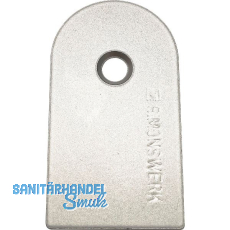 SIMONS Abdeckplatte f�r T�rband TECTUS TE 340 3D, Rahmenteil, silber