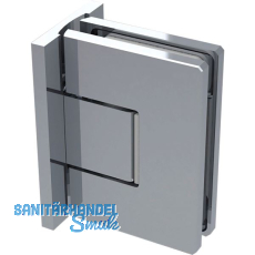 Duscht�rband 8500N Polymer 90� Glas-Wand, Feststellung,Messing verchromt poliert