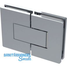 Duscht�rband 8505N Polymer 180� Glas-Glas mit 90� Feststellung,Messing verchromt