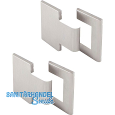 Abdeckkappenpaar zu Duschtürband 8015BTJC,Aluminium Edelstahl satiniert Abdeckkappenpaar zu Duschtürband 8015BTJC,Aluminium Edelstahl satiniert