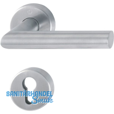 FH-Dr�ckergarnitur AMSTERDAM Sertos DIN - auf Rosette PZ, Edelstahl matt