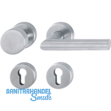 FH-Wechselgarnitur AMSTERDAM Sertos DIN - auf Rosette PZ, Edelstahl matt