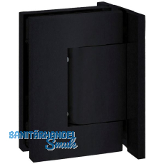 Pendeltürband Biloba 8910 90° Glas-Wand, mit Feststellung,Edelstahl schwarz matt Pendeltürband Biloba 8910 90° Glas-Wand, mit Feststellung,Edelstahl schwarz matt