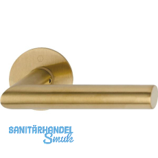 HOPPE Dr�ckergarnitur AMSTERDAM rund, ohne Schl�sselrosette, messingfarben hell