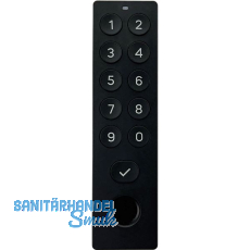 TEDEE Keypad Pro-Zahlentastatur inkl. Fingerprint, 125 x 33 x 23,5 mm, schwarz