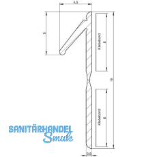 Falzdichtung selbstklebend S 9200-10 K, 100 Meter, Kunststoff schwarz Falzdichtung selbstklebend S 9200-10 K, 100 Meter, Kunststoff schwarz