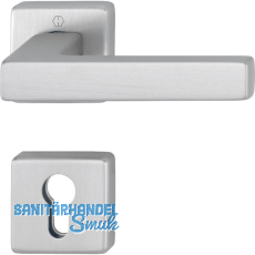 HOPPE Drückergarnitur AUSTIN feuerhemmend PZ, Aluminium edelstahlfarbig matt HOPPE Drückergarnitur AUSTIN feuerhemmend PZ, Aluminium edelstahlfarbig matt