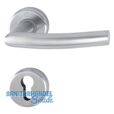 HOPPE Dr�ckergarnitur ALTA - auf Rosette PZ, 39-47 mm, Edelstahl matt