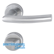 HOPPE Dr�ckergarnitur ALTA - auf Rosette WC, 39-47 mm, Edelstahl matt