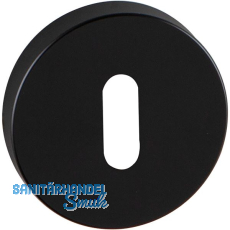 MARCHESI Schlüsselrosette BB, ø 52, Höhe 10 mm, Zamak schwarz matt MARCHESI Schlüsselrosette BB, ø 52, Höhe 10 mm, Zamak schwarz matt