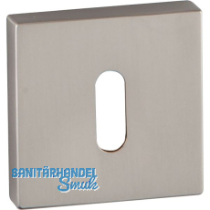 MARCHESI Schlüsselrosette BB, 52 x 52, Höhe 10 mm, Zamak vernickelt matt MARCHESI Schlüsselrosette BB, 52 x 52, Höhe 10 mm, Zamak vernickelt matt