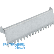 JU Entnahmesperre gezackt f�r Hausbrieffach Breite 300 mm, Stahl verzinkt