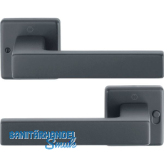 HOPPE Dr�ckerpaar AUSTIN MiniLock links, Aluminium schwarz matt