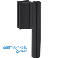 Selbstschließendes Türband EVO EV 835E10N, rechts,Edelstahl schwarz matt RAL9005 Selbstschließendes Türband EVO EV 835E10N, rechts,Edelstahl schwarz matt RAL9005