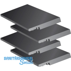 Zargen-Dichtset, Kunststoff schwarz