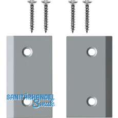 PLANET Eckplattenset X3 Type 1, 29 x 55 mm, Stahl silberf�rbig