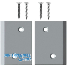 PLANET Eckplattenset X3 Type 2, 39 x 55 mm, Stahl silberfärbig PLANET Eckplattenset X3 Type 2, 39 x 55 mm, Stahl silberfärbig