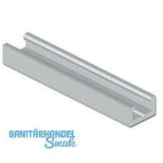 Dichtungs-Halteprofil Isostar SL, 2000 mm, Aluminium naturblank Dichtungs-Halteprofil Isostar SL, 2000 mm, Aluminium naturblank
