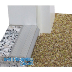 Türschwelle Isostar, 3000 x 35 x 15 mm, silber eloxiert Türschwelle Isostar, 3000 x 35 x 15 mm, silber eloxiert