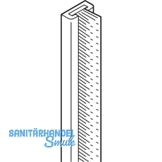 VITRIS Atrivant 80 Bürstenleiste mit U-Profil H=12 mm L=2500 mm Grau VITRIS Atrivant 80 Bürstenleiste mit U-Profil H=12 mm L=2500 mm Grau