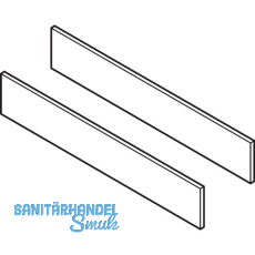 VITRIS Atrivant 80 Abdeckkappen Bodenlaufschiene 4-bahnig Silber