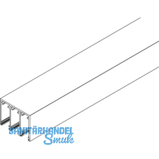 VITRIS Atrivant 80 Deckenschiene niedrig 3-bahnig Anthrazit RAL 7016 L=6000 mm VITRIS Atrivant 80 Deckenschiene niedrig 3-bahnig Anthrazit RAL 7016 L=6000 mm