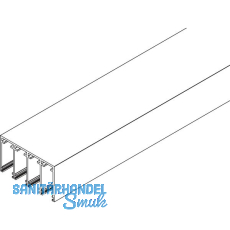 VITRIS Atrivant 80 Deckenschiene niedrig 4-bahnig Anthrazit RAL 7016 L=6000 mm VITRIS Atrivant 80 Deckenschiene niedrig 4-bahnig Anthrazit RAL 7016 L=6000 mm