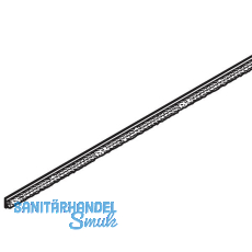 VITRIS Atrivant 80 B�rstenleiste einschiebbar Glas 10 mm Grau L=6000 mm