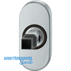 FSB Adapter-Rosette oval Rahment�r, 9 mm, Edelstahl matt