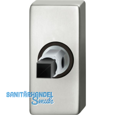 FSB Adapter-Rosette eckig Dr�cker f�r Rahment�r, Ansatz 8 mm, Aluminium silber