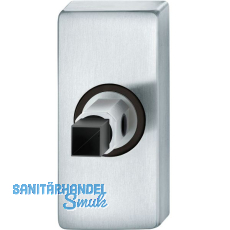 FSB Adapter-Rosette eckig Dr�cker f�r Rahment�r, Ansatz 8 mm, Edelstahl matt