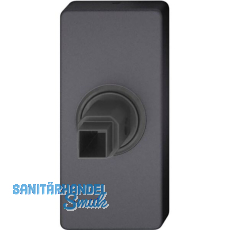 FSB Fenstergriff Adapter-Rosette eckig, Aluminium schwarz matt