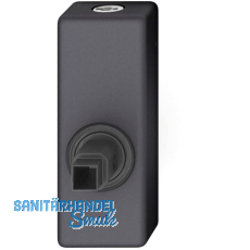 FSB Fenstergriff Adapter-Rosette eckig abschlie�bar, Aluminium schwarz matt