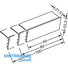 GUTMANN Endkappe EK 2020/64, Aluminium blank