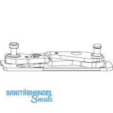 MACO Ecklager POWER 3-flg. Holz FT 24 mm, 13V, rechts (215828)