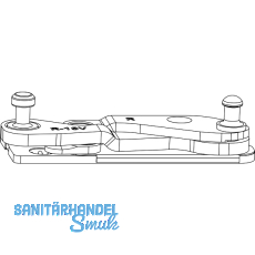 MACO Ecklager POWER 3-flg. PVC FT 30 mm, 13V, links (215833)