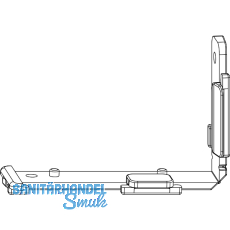 MACO Unterlage POWER Typ 04, rechts unten/links oben, grau (364068)