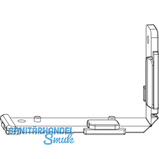 MACO Unterlage POWER Typ 06, links unten/rechts oben, grau (364073)