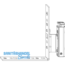 MACO Falzecklagerband DT130 f�r Fenstert�r mit �V, 12/18-13 mm, links, silber