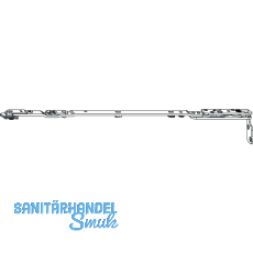 MACO DK-Scherenarm POWER 13V Holz FT24 FFB 801-1300 mm silber links (217475)