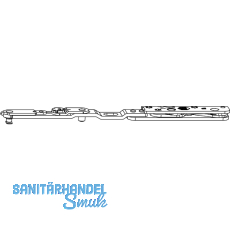 MACO Drehbandarm POWER 3-flg. Holz FT24 13V FFB 255-1400 mm silber links