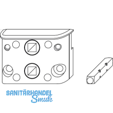 MACO Zwischengetriebe DM -6 mm Falzluft 12 mm �berschlag 20 mm 13V silber