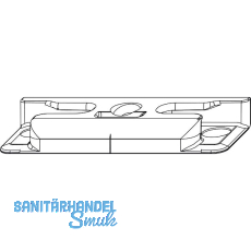 MACO Schließteil iS 12L Eurofalz 24 mm 13V -1 mm silber MACO Schließteil iS 12L Eurofalz 24 mm 13V -1 mm silber